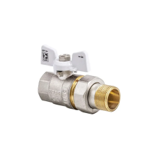 Кран з американкою 1/2" (Koer KR.227.W) білий
