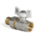 Кран с американкой 1/2" (Koer KR.227.W) белый