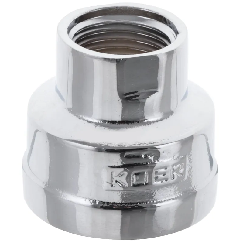 Муфта редукционная 1/2"х1" (хром) Koer KF.C0610.chr
