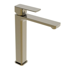 Змішувач для умивальника високий Haiba KUBUS 001 (HIGH) BRUSHED GOLD