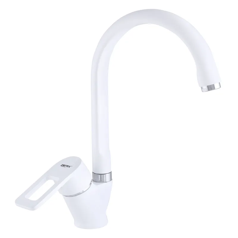 Смеситель для кухни Zerix Z5130-7 белый