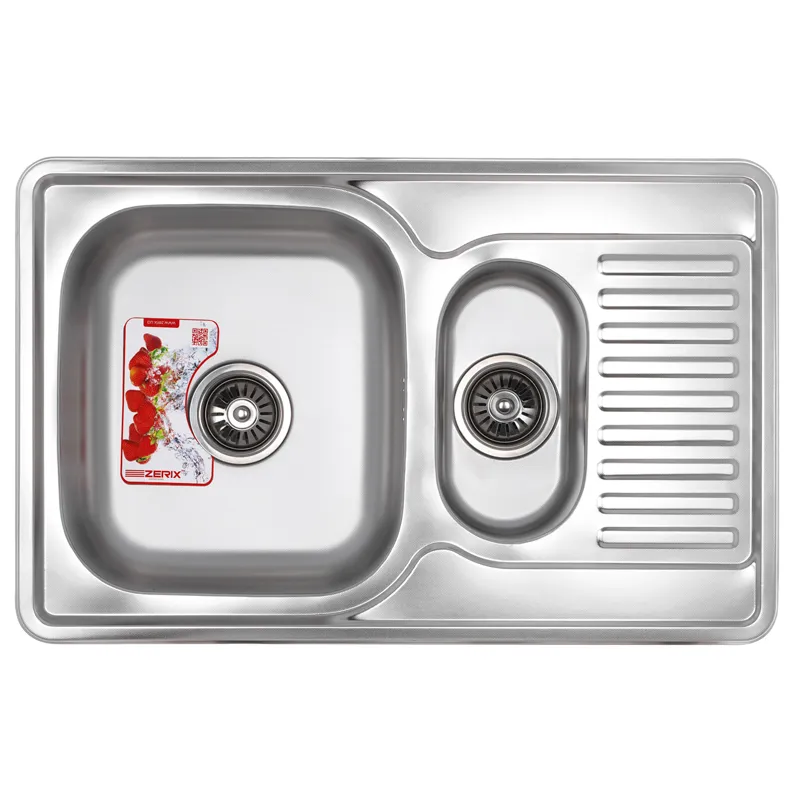 Мийка кухонна Zerix Z7850A-08-180MD Armonia (мікро декор)
