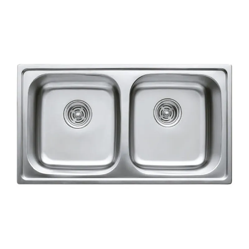Мойка кухонная Haiba 78x43 Double (decor)