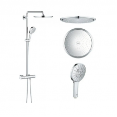 Душова система з термостатом для настінного монтажу Grohe Rainshower Smartactive 310