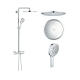Душова система з термостатом для настінного монтажу Grohe Rainshower Smartactive 310