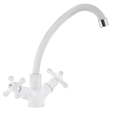 Смеситель на кухню Plamix Amax-271 Белый (без подводки)