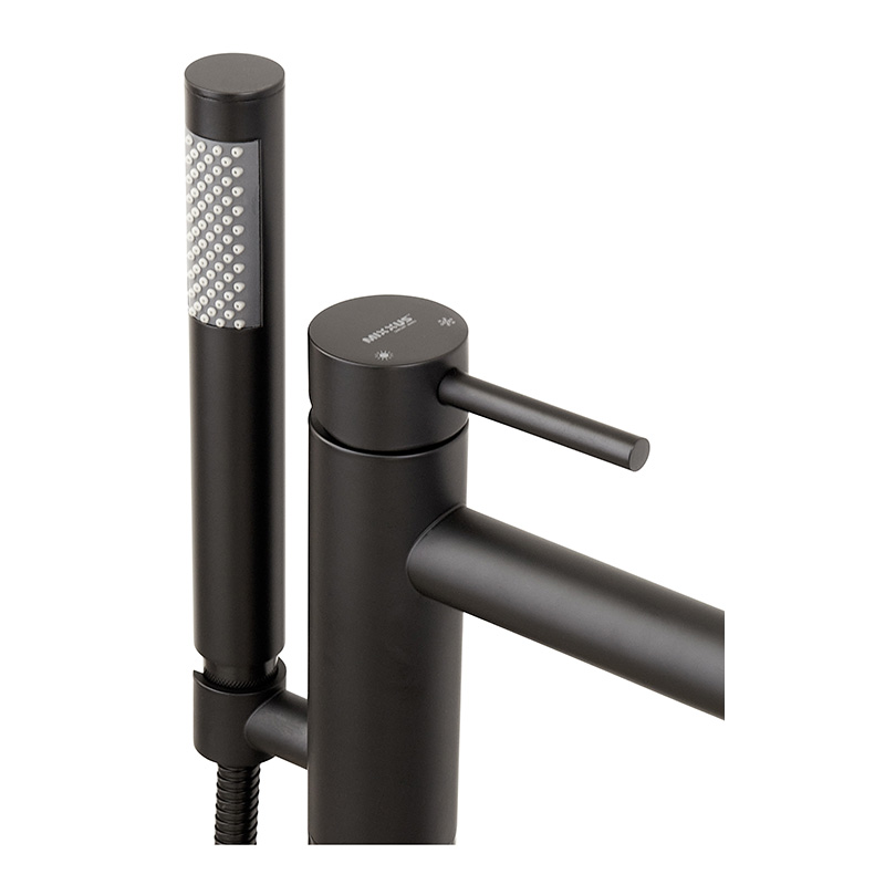Напольный смеситель для ванны Mixxus FLO-009-B Black