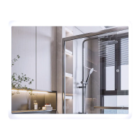 Зеркало Mixxus Premium OLIVARY MR19-100x80-REVERSE (LED Touch, Anti-fog, димер (3-6,5kK))