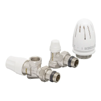 Комплект для підключення радіатора Koer SET-13 - 1/2"x1/2" (осьовий) з термоголовкою ВН