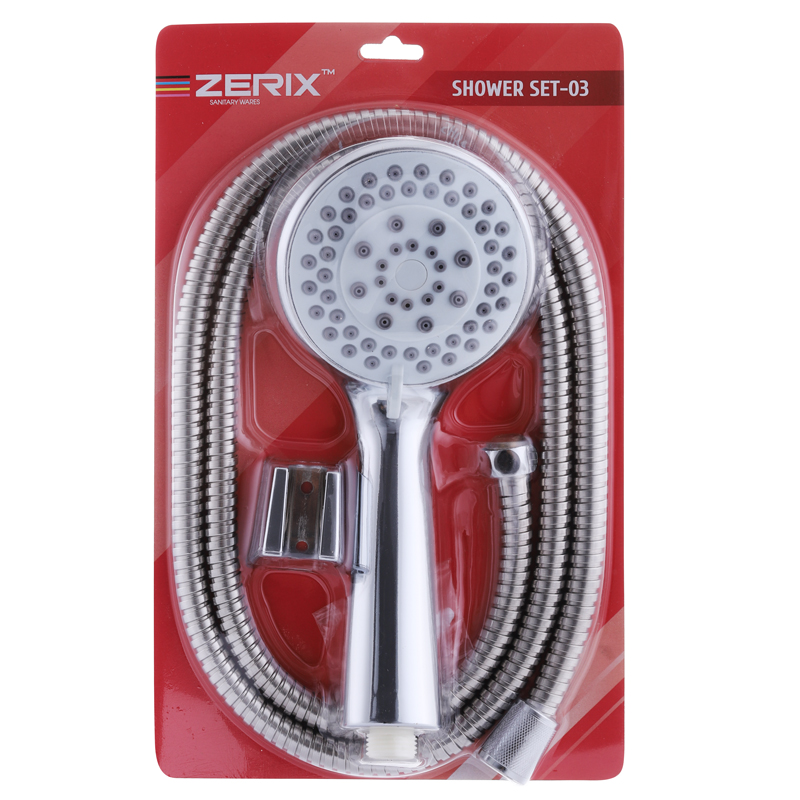 Душевой набор (шланг, лейка, кронштейн) Zerix Shower SET-03