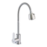 Смеситель для кухни Mixxus DAX-011 Reflector с рефлекторным изливом из нерж. стали SUS304