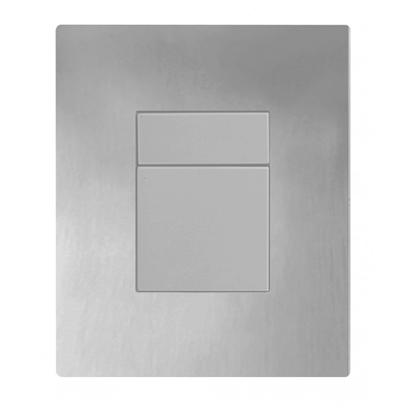 Панель змиву пластикова Koer KT-0607-01 157x198x3мм, кнопка квадратна