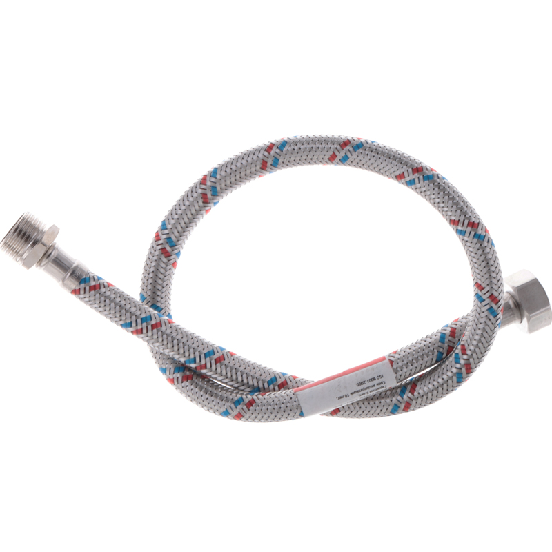 Гнучкий шланг для підключення води гайка 1/2'' - Штуцер 1/2'' (60 см) Zerix