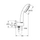 Набор для душа (33556003+26406001) Grohe Eurosmart UA33556002