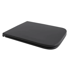 Сидіння-кришка для унітаза Mixxus Premium SEAT COVER QUADRO-2001 BLACK з мікроліфтом 427х344х39мм (