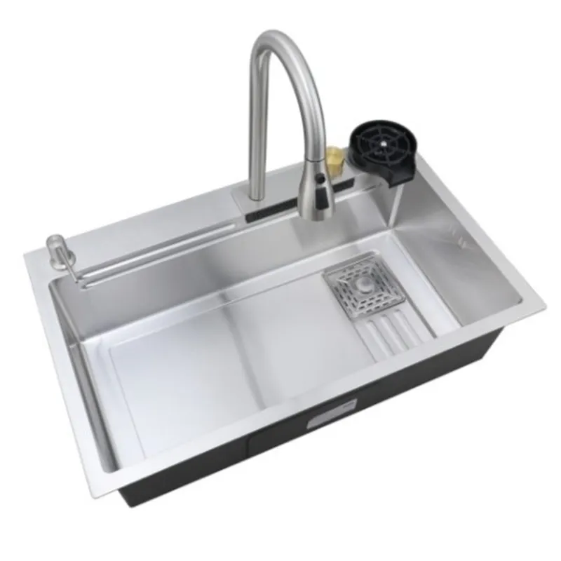 Мойка Mixxus Premium MH7545-SET-03.SUS304 со встроенным смесителем