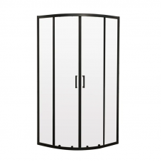 Душова кабіна без піддона Mixxus Premium DIVERSE SC01-90x90x195-TR Black прозоре скло 5мм (MI