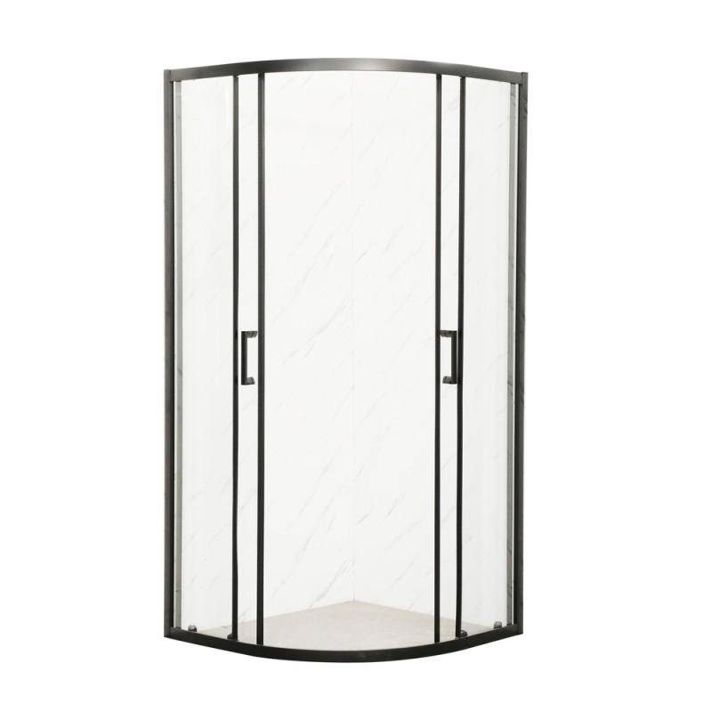 Душевая кабина без поддона Mixxus Premium DIVERSE SC01-90x90x195-TR Black прозрачное стекло 5мм (MI
