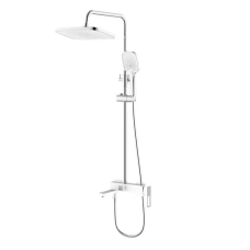 Душова колона Mixxus Premium WALTER 009-J WHITE-CHROME зі змішувачем