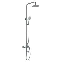 Душевая колонна со смесителем Mixxus SUS-009-J graphite из нерж. стали SUS304