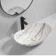Раковина накладная MIXXUS PREMIUM WAVE-0105 MARBLE 620х360х160mm