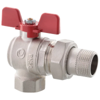 Кран с американкой Roho R106-050 - 1/2" угловой