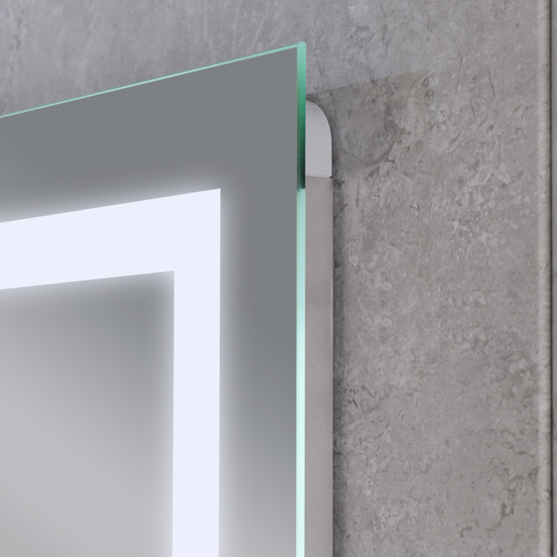 Дзеркало Mixxus TALL MR08-80x60-REVERSE з LED Touch, Anti-fog, димером, регулюванням яскравості (MI6659