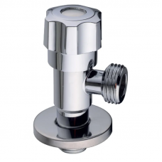Кран для підключення сантехприладів Champion VAL-07 1/2x3/4 Chrome (нерж. сталь)