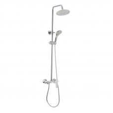 Душова колонка зі змішувачем Mixxus Premium SOFIA White/Chr-009-J