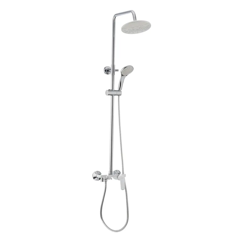 Душова колонка зі змішувачем Mixxus Premium SOFIA White/Chr-009-J