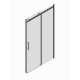 Двері в нішу Koer SR SD01-140x200-TR-01 прозоре скло Easy Clean 8мм, хром