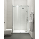 Двері в нішу Koer SR SD01-140x200-TR-01 прозоре скло Easy Clean 8мм, хром