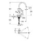 Смеситель для мойки Grohe Eurosmart Cosmopolitan