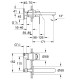 Смеситель для раковины скрытого монтажа Grohe BauLoop