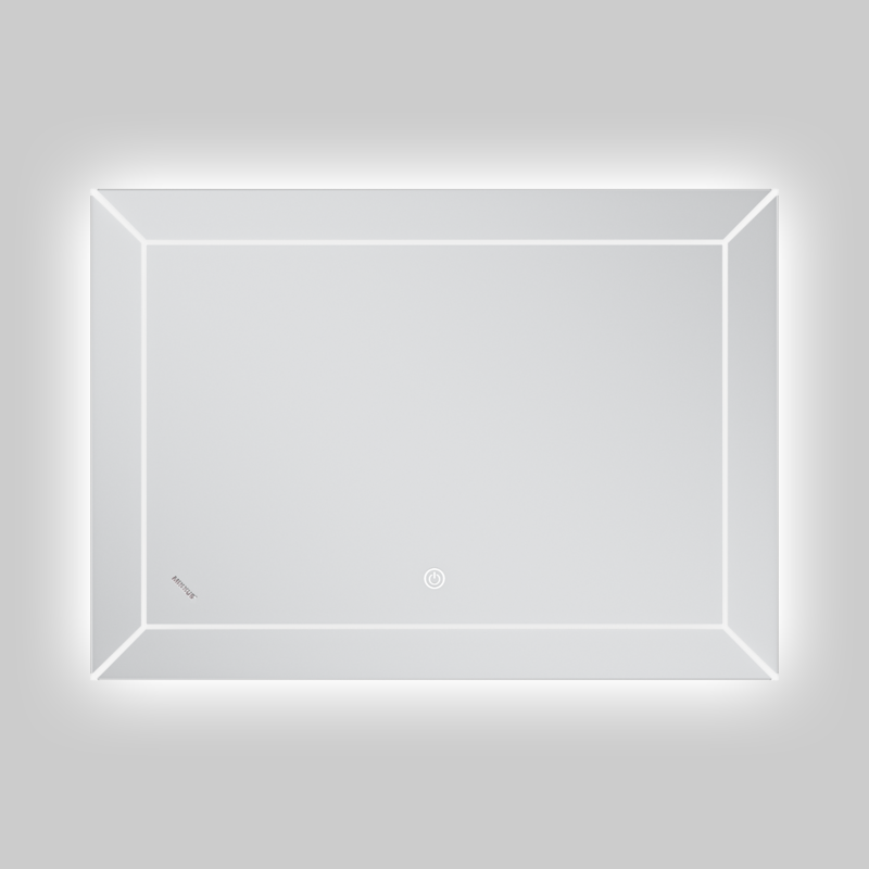 Зеркало Mixxus Premium CUBIC MR14-70x50-REVERSE (LED Touch, Anti-fog, димер)