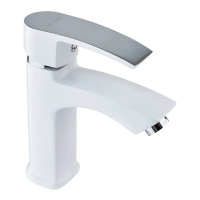 Смеситель для умывальника Mixxus Magnum 001 (Nut) White-Chrome