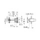Скрытая часть смесителя для раковины Grohe Non Rapido OHM