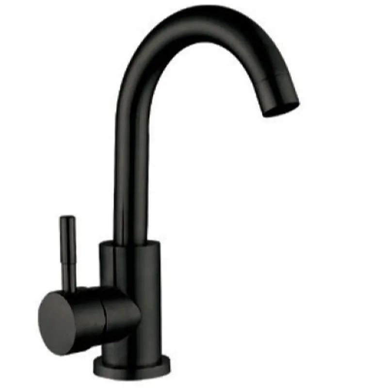 Смеситель для умывальника Mixxus SUS-011-B Black с нерж. стали SUS304 (Цв. черный)