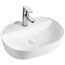 Умивальник накладний керамічний Mixxus Premium Ellipse-0201 505x385x120мм
