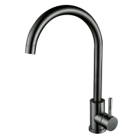 Смеситель для кухни из нерж. стали Zerix LUX-011 graphite (цв. графит)