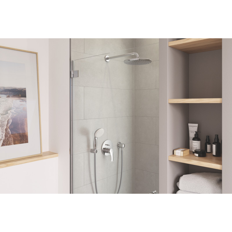Верхний душ с настенным кронштейном Grohe Tempesta