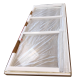 Бічна стінка для кабіни Koer SR SW05-90x200-TR-01 прозоре скло Easy Clean 6мм, хром