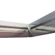 Бічна стінка для кабіни Koer SR SW05-90x200-TR-01 прозоре скло Easy Clean 6мм, хром
