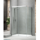 Бічна стінка для кабіни Koer SR SW05-90x200-TR-01 прозоре скло Easy Clean 6мм, хром