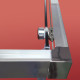Бічна стінка для кабіни Koer SR SW05-90x200-TR-01 прозоре скло Easy Clean 6мм, хром