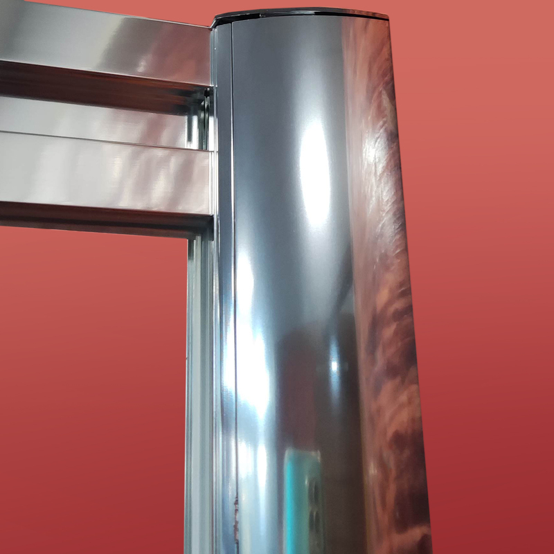 Бічна стінка для кабіни Koer SR SW05-90x200-TR-01 прозоре скло Easy Clean 6мм, хром