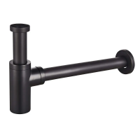 Сифон для умивальника Champion Siphon-02 Black 1 1/4'' (Чорний)