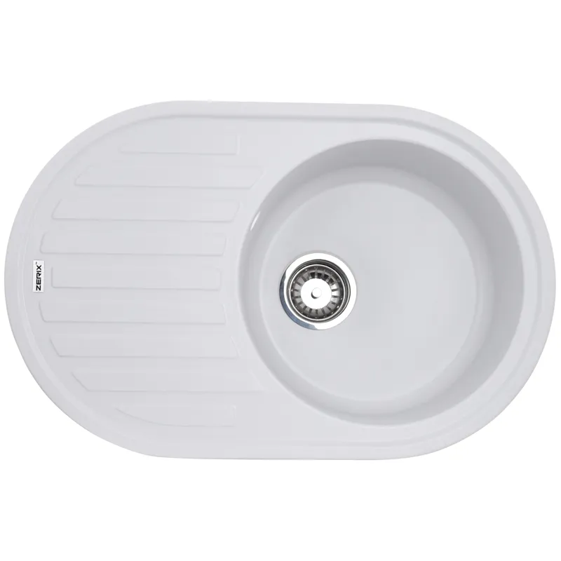 Мийка кухонна Zerix ZS-7750R-01 Біла