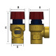 Клапан запобіжний Roho R2000-015 - 1/2" ВВ (1,5 бар)