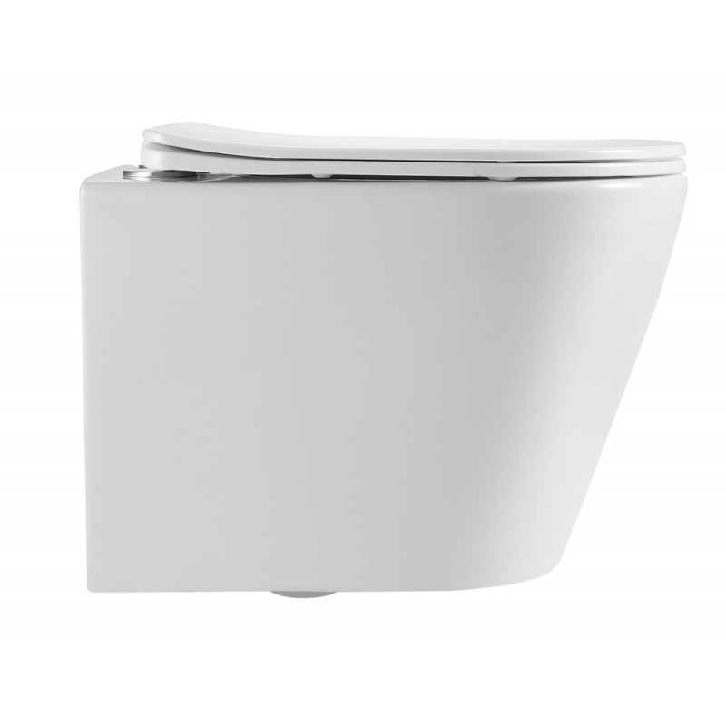 Унітаз підвісний Mixxus BEVEL-0302-T3 520x360x365мм, система змиву TORNADO 3.0